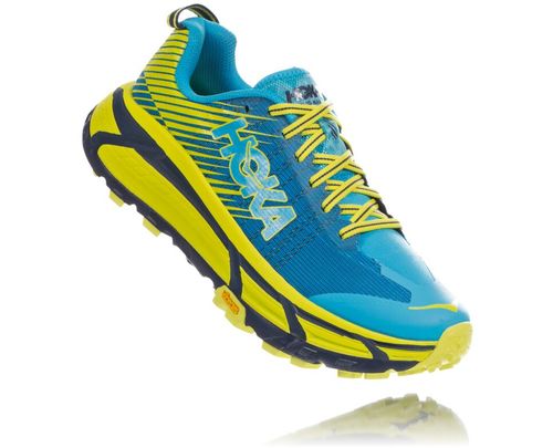 Hoka One One Dame Evo Mafate 2 Trail Løpesko Cyan/Citrus Norge-71JIH